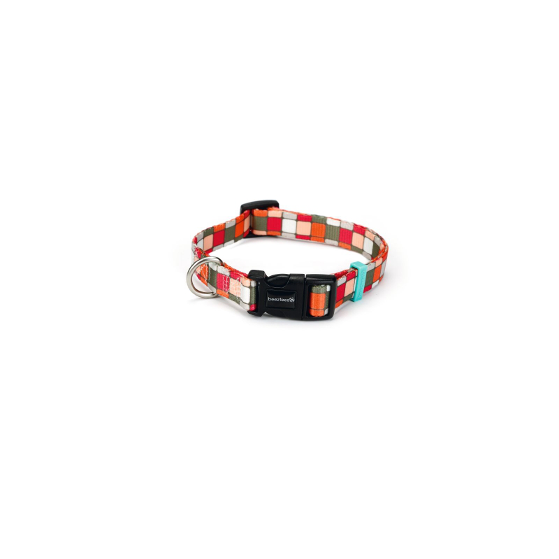 BZ Honden halsband nylon square 25x 48-70