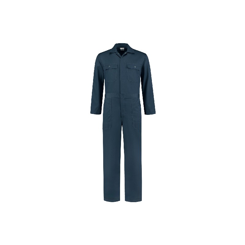 Kinderoverall polyester / katoen marine