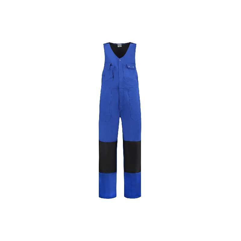 Bodybroek katoen/polyester korenblauw-zwart