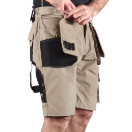 Korte werkbroek short Job Khaki