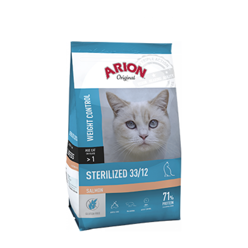 Arion Kattenbrokken Original sterilized zalm 33/12 2 kg