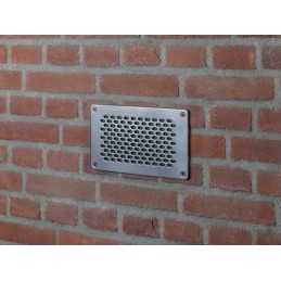 GevelFix RVS voorzetrooster 10 x 14 cm