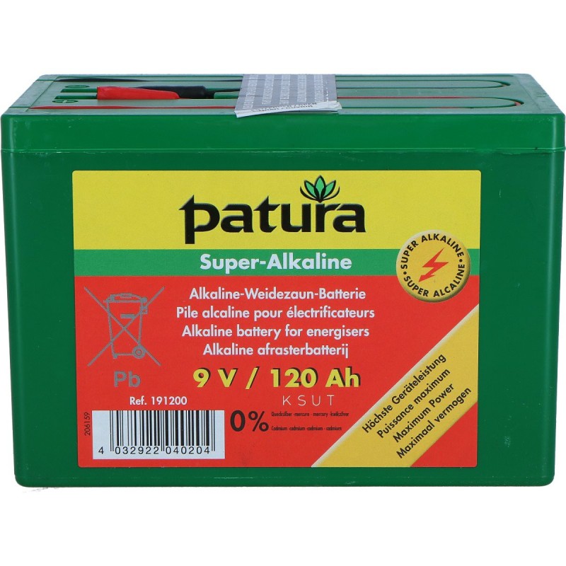 Batterij 9 Volt Super Alkaline 120 Ah