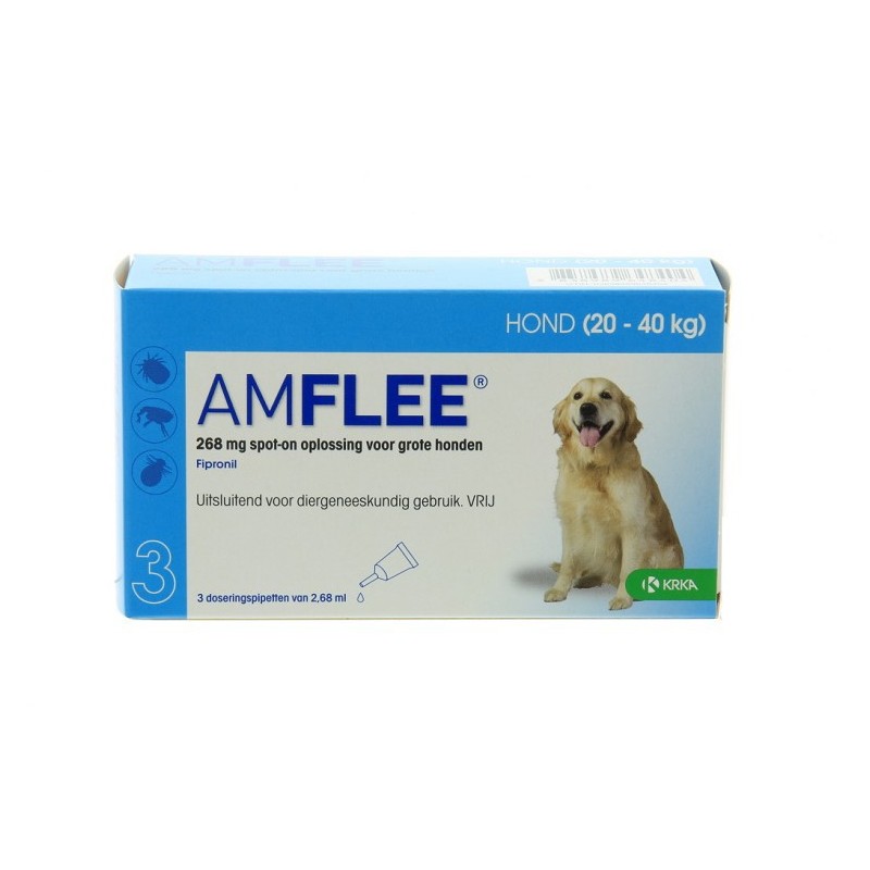 Amflee 268mg spot-on hond Large