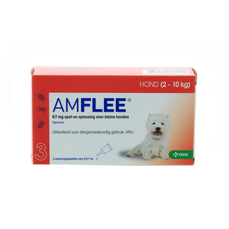 Amflee 67mg spot-on hond small