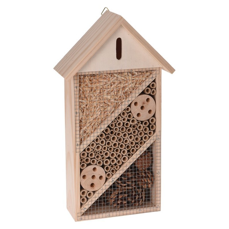 Houten insectenhotel