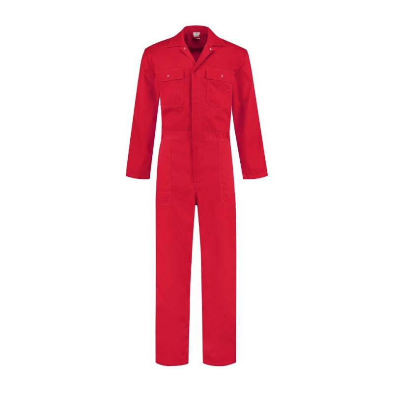 Kuipers kinderoverall polyester / katoen rood