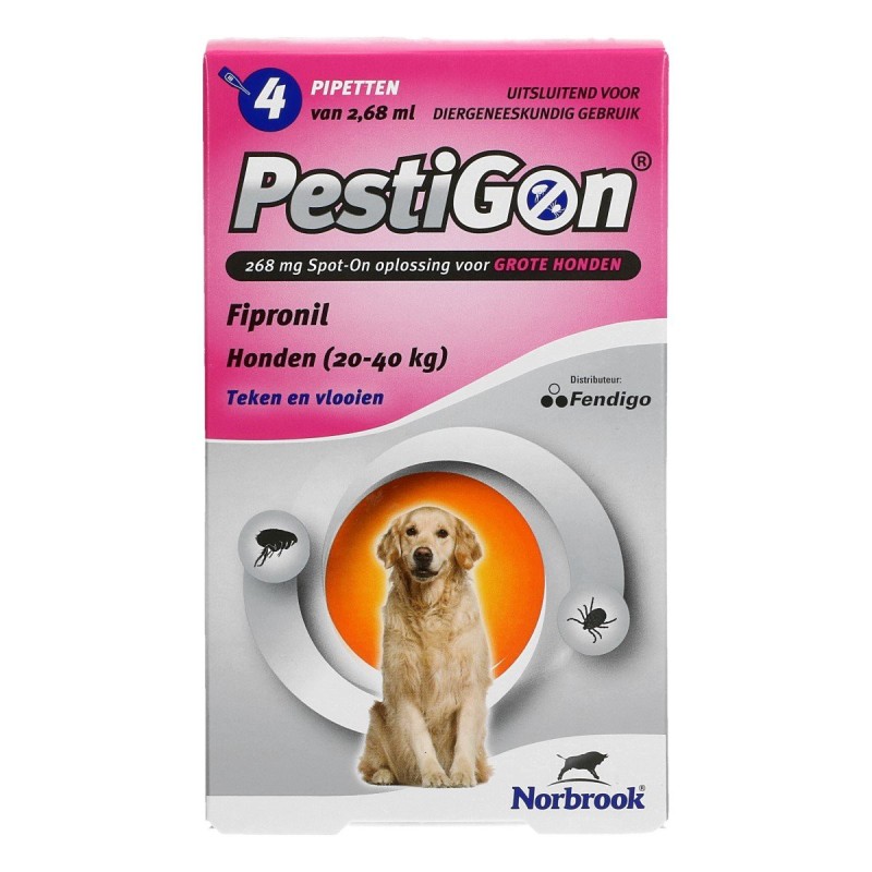 Pestigon hond 20-40kg 4 pipetten