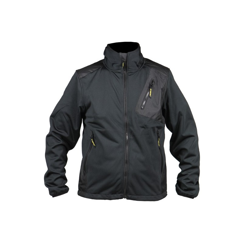 Softshell werkjas zeus zwart