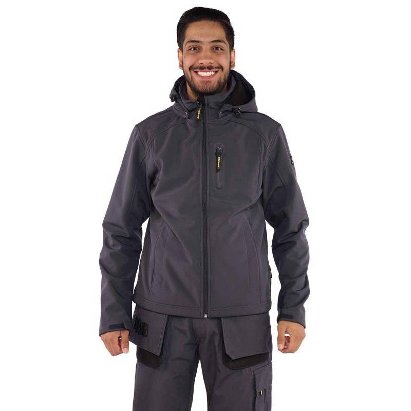 Softshell Werkjas Napier grijs