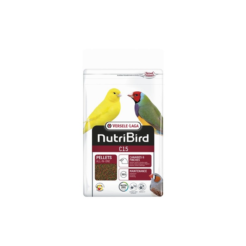 Nutribird C15 kanarie onderhoudsvoer 3kg