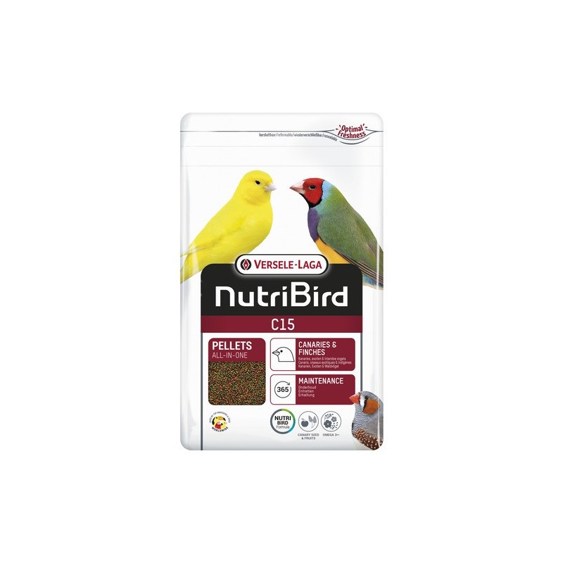 Nutribird C15 kanarie onderhoudsvoer 1kg