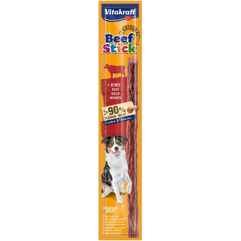 Beefstick hond rund 12 gr