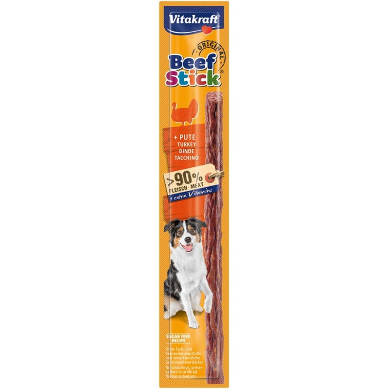 Beefstick hond kalkoen 12 gr