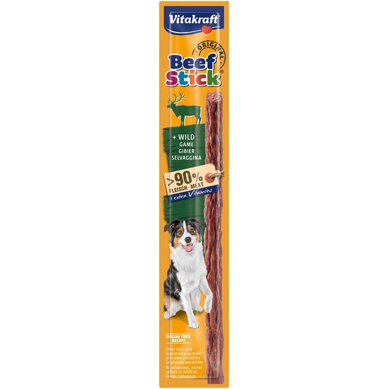 Beef stick hond wild 12 gr