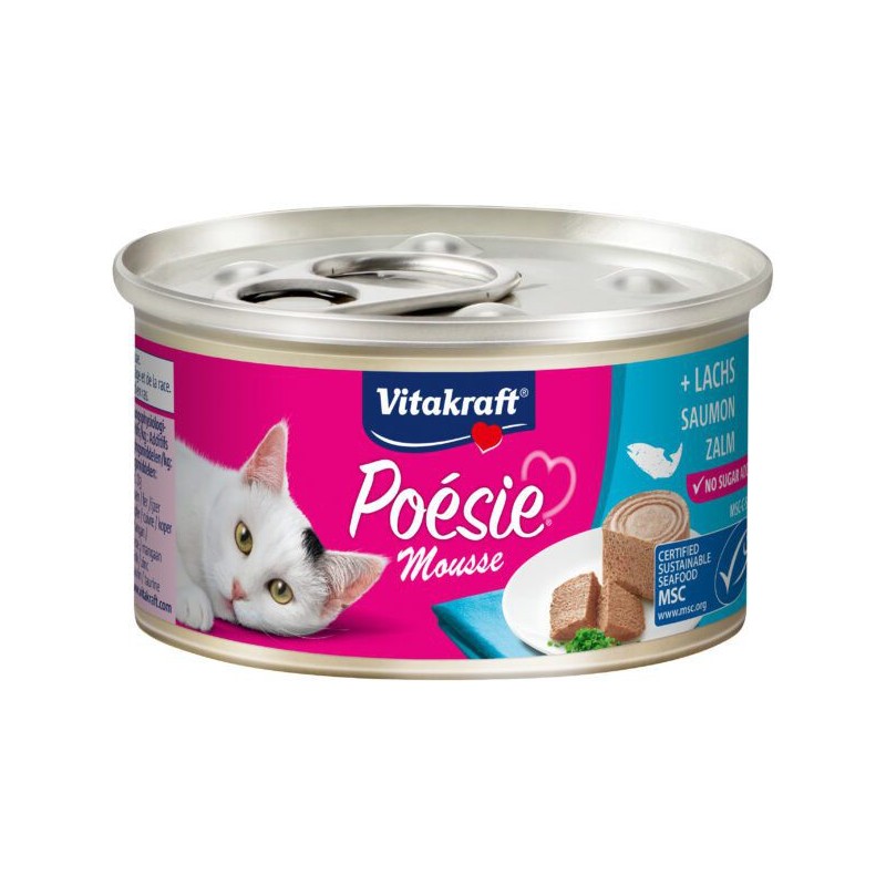 Vitakraft Poésie Mousse met zalm 85gr