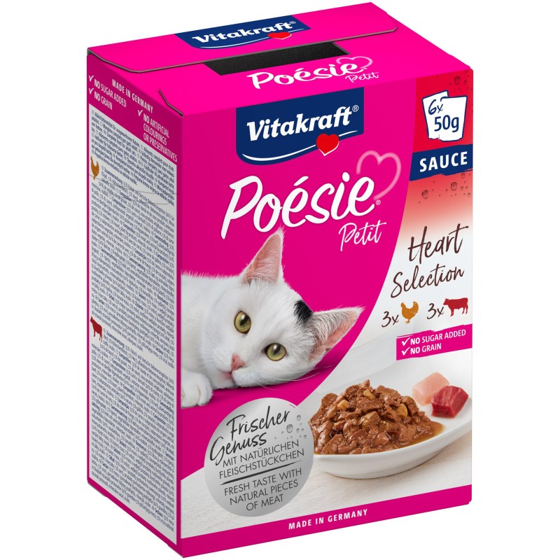 Vitakraft Poésie Petit Heart Selection 6 x 50gr