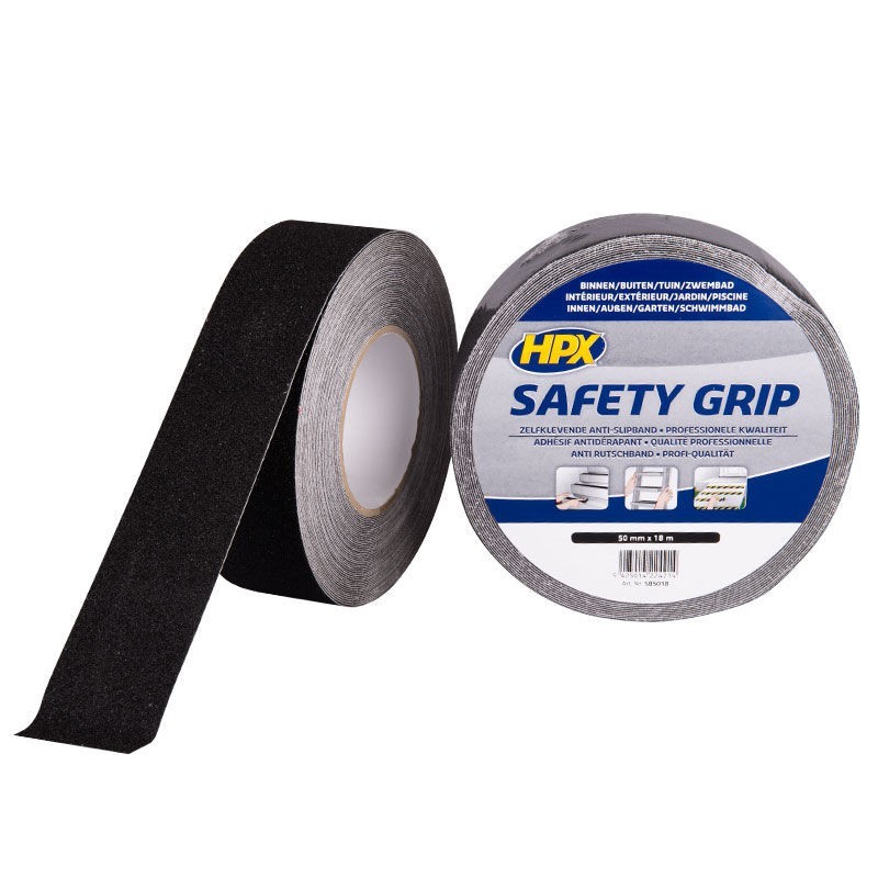 Anti-slip tape zwart 50mm x 18m