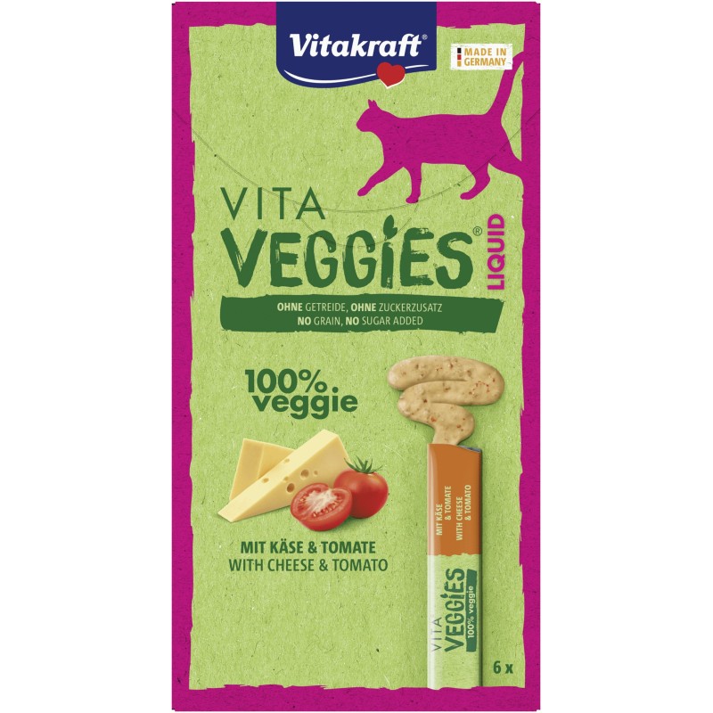 Vita veggies liquid kaas & tomaat 6 x 15g