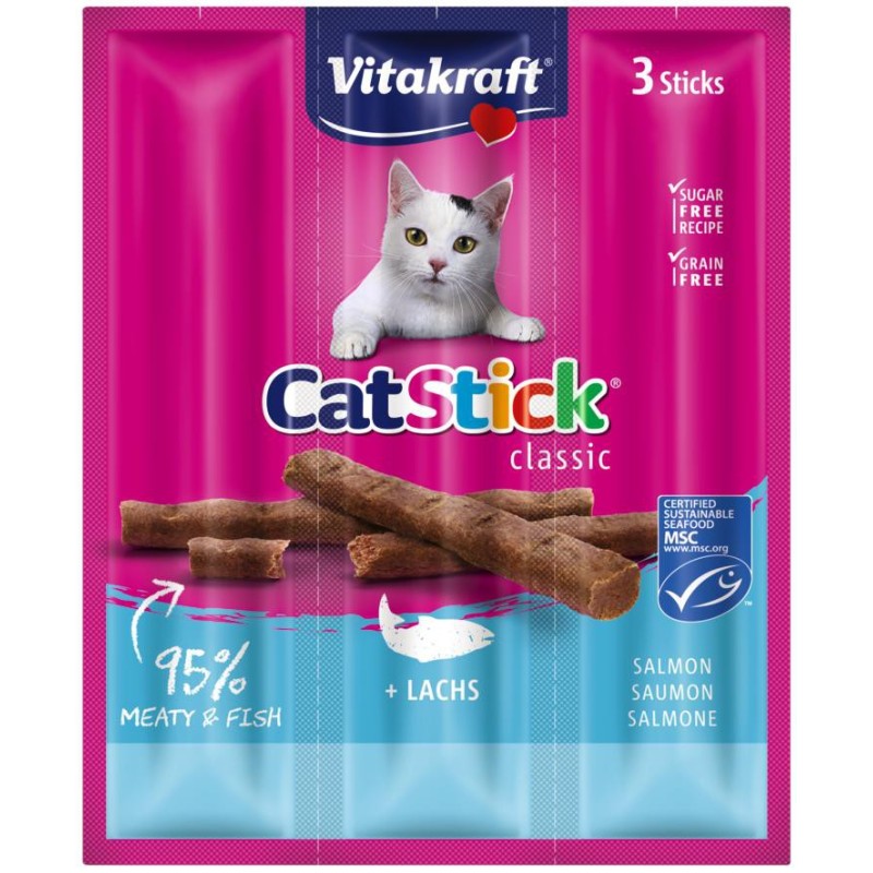 Cat stick zalm MSC 3st