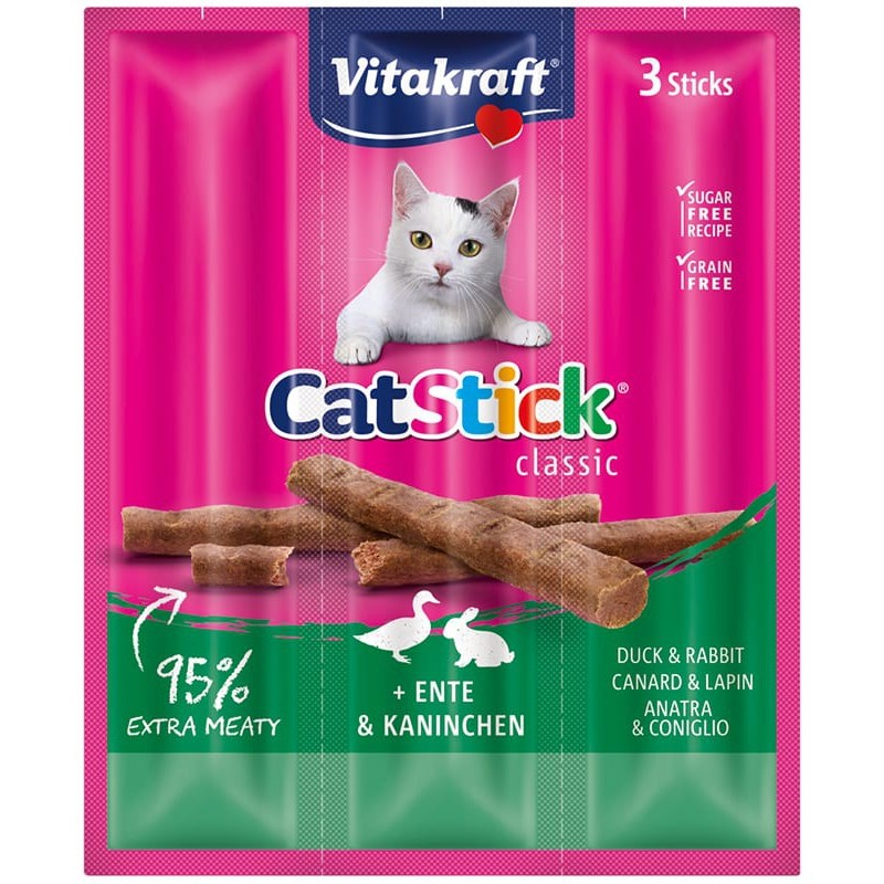 Cat stick eend & konijn 3st