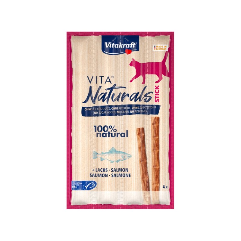 Vita naturals cats stick zalm 4st