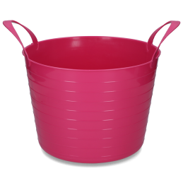 Flexibele emmer roze 40L