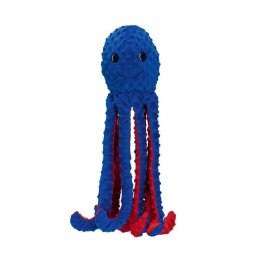 Hondenspeeltje Octopus amy pluche blauw