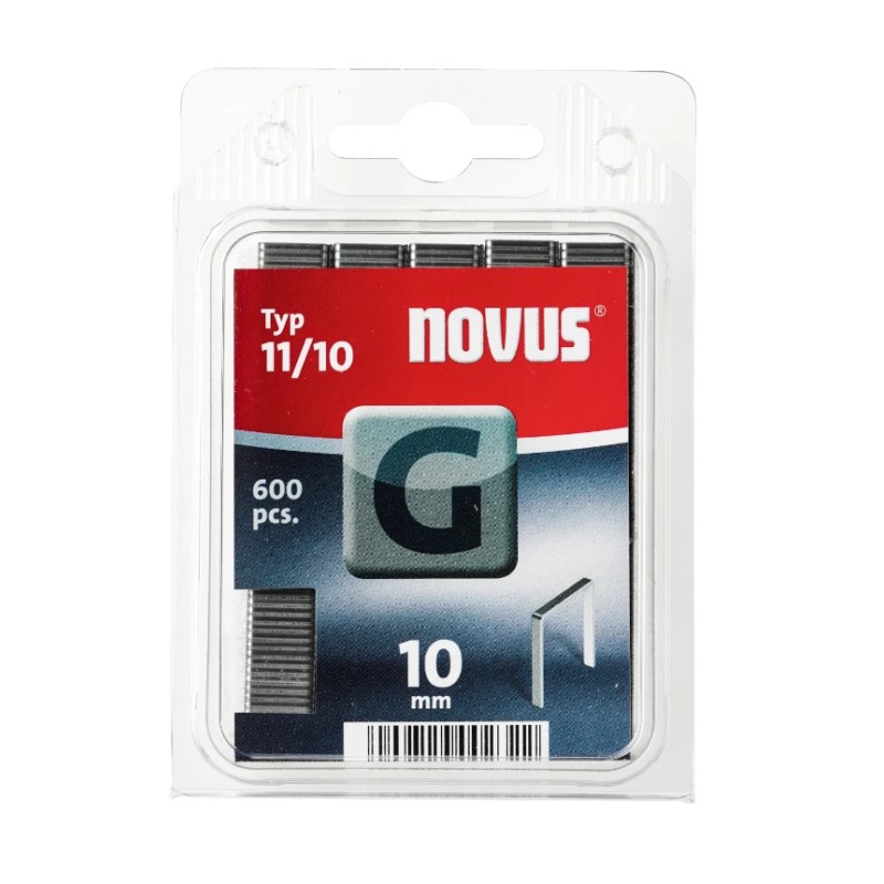 Novus Vlakdraad nieten G 11/10mm 600 stuks