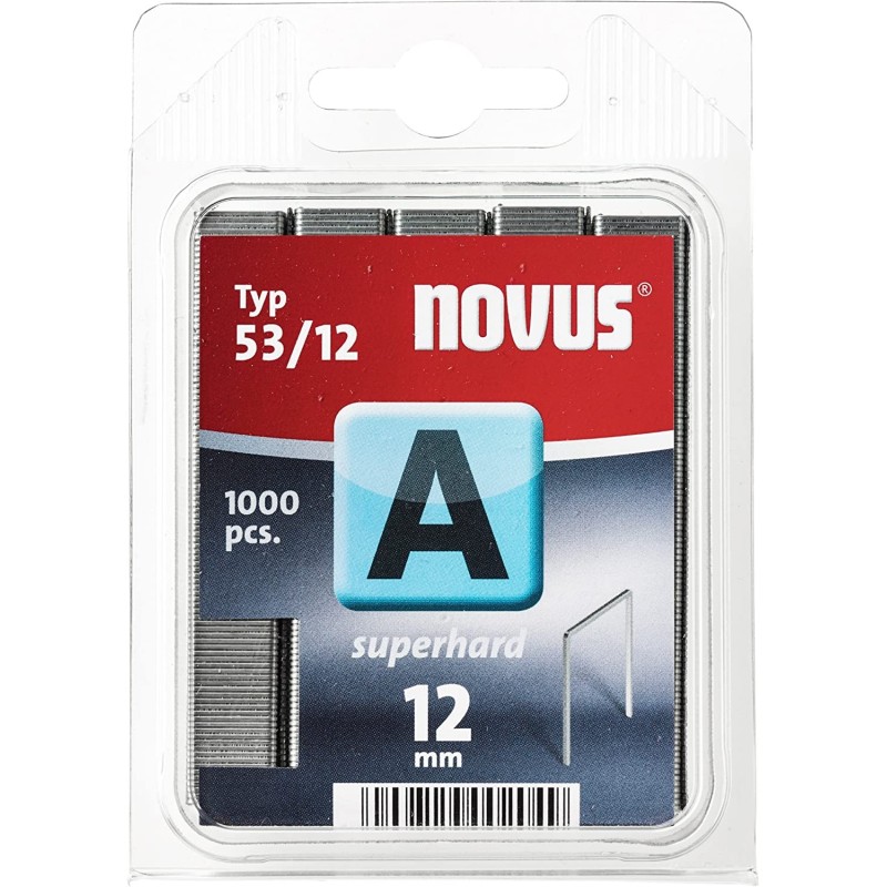 Novus Dundraad nieten A 53/12mm SH 1000 stuks