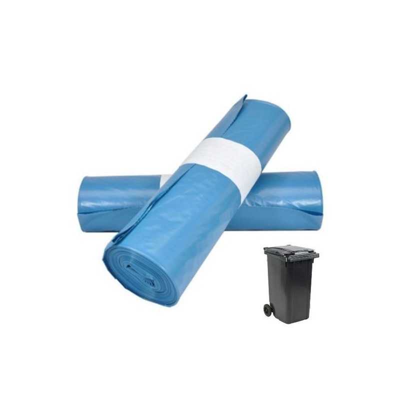 Containerzakken LDPE 65/25 x 140cm T 70 blauw 240 Liter