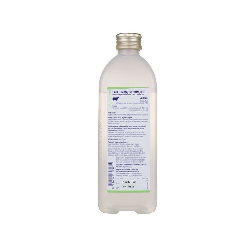 Calciummagnesium-Ject 12 x 450 ml