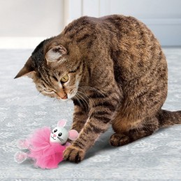 Kattenspeeltje Ballerinamuis met catnip