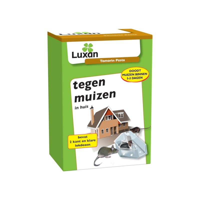 Luxan Tomorin Pasta muizengif met 2 lokdoosjes