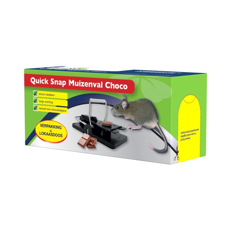 Muizenval Quick Snap choco 1 stuks