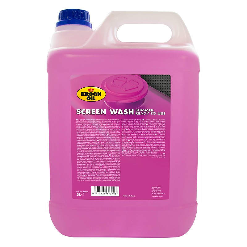 Kroon-Oil Screen Wash Summer 5 liter