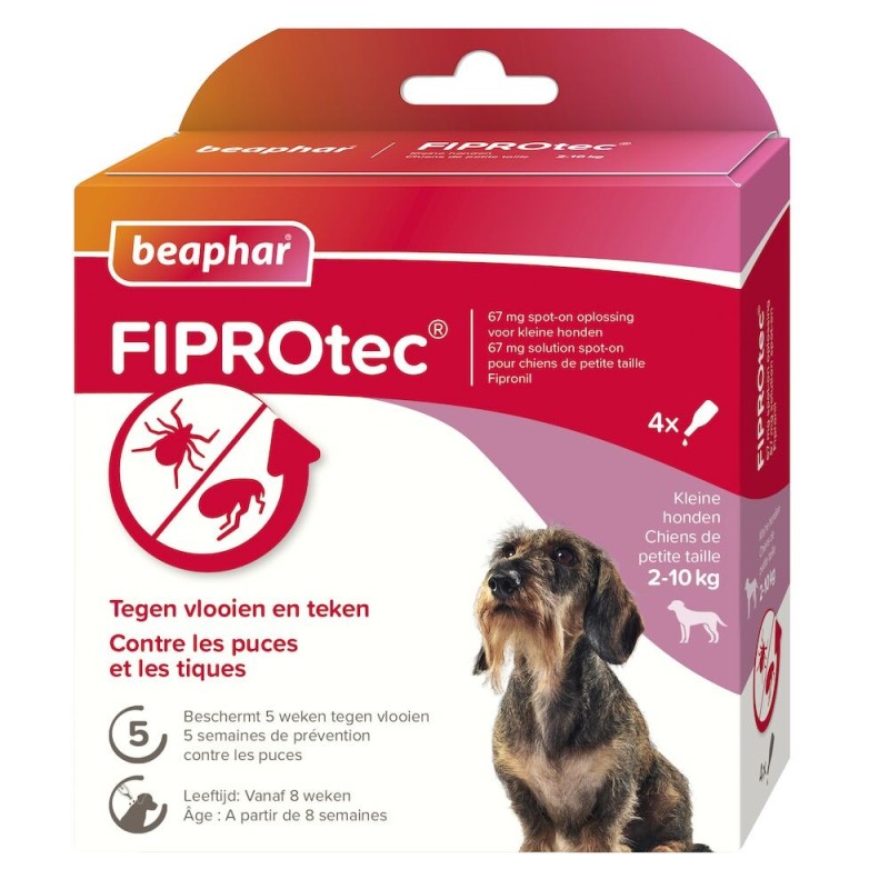 Fiprotec spot-on hond 2 - 10 kg 3 + 1 pipet