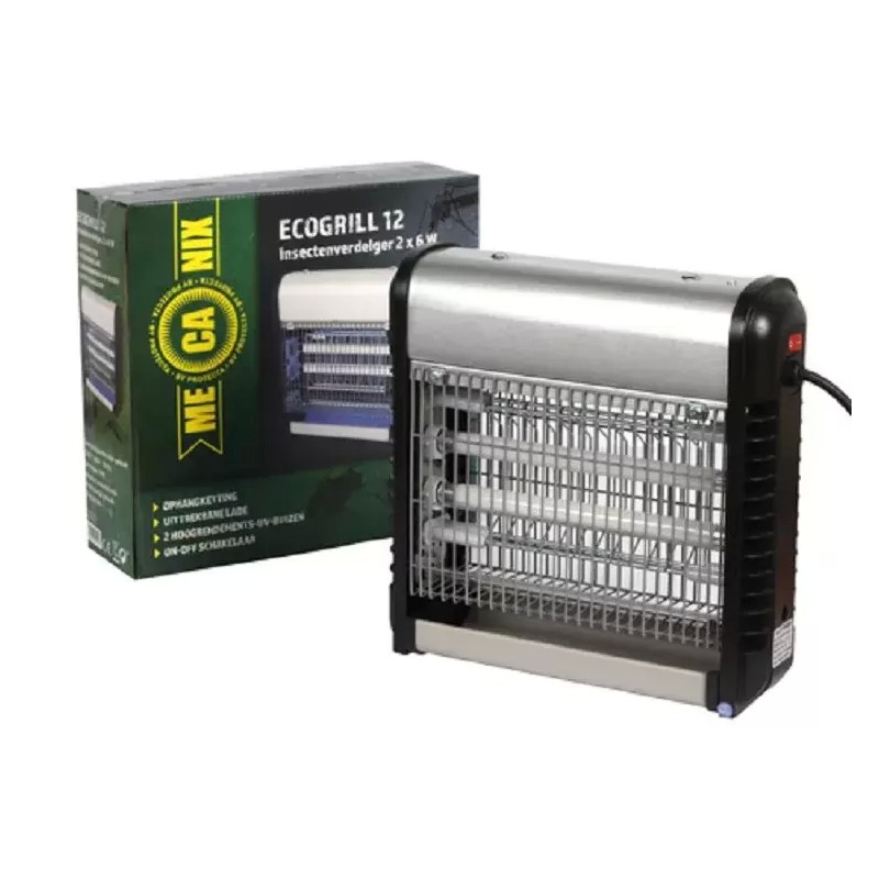 Ecogrill 12 vliegenlamp 2 x 6 Watt