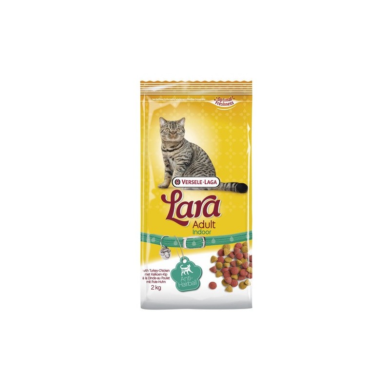 Lara kattenbrokken Adult indoor kip-eend 2 kg