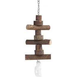 Beeztees vogelspeelgoed forest trapezeboom 48cm