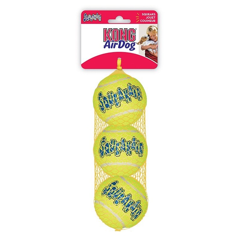 Hondenspeeltje Air Squeaker Tennisbal M 3 stuks