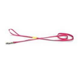 BZ nylon hondenriem uni roze 120 cm X 10mm