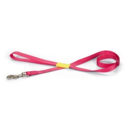 BZ nylon hondenriem uni roze 120 cm X 20mm