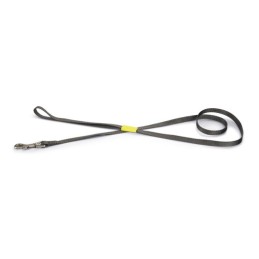 BZ nylon hondenriem uni donkergrijs 120 cm X 10mm