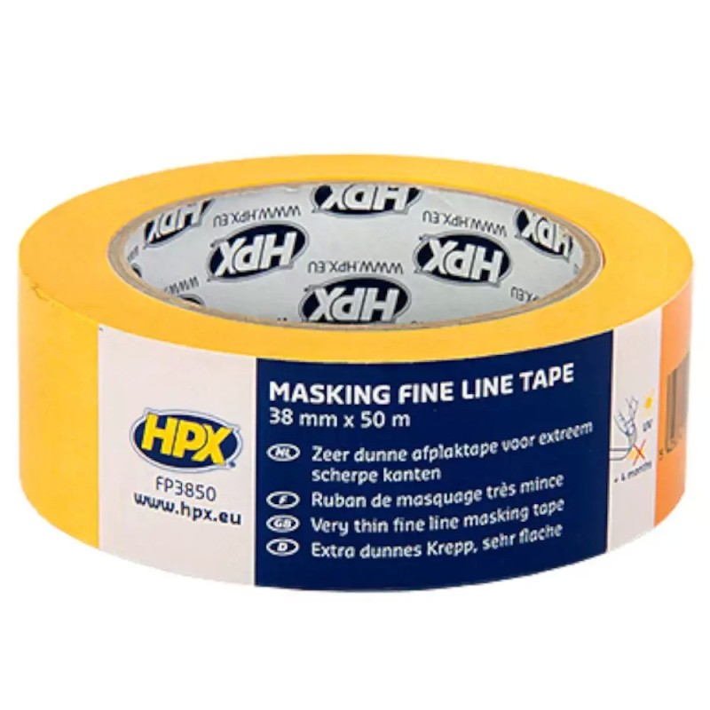 Afplakband Masking Tape 4400 oranje 38mm x 50m