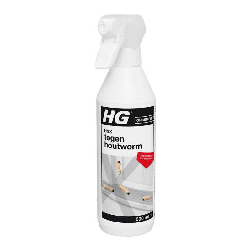 HG spray tegen houtworm