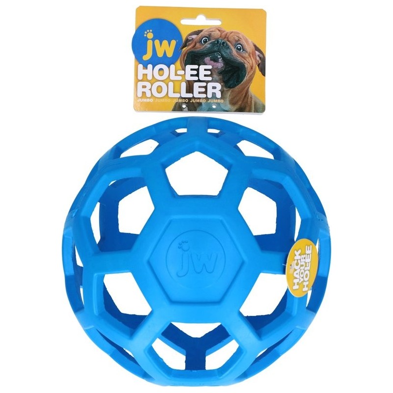 Hondentraktatie HOL-EE Roller Jumbo 19 cm blauw