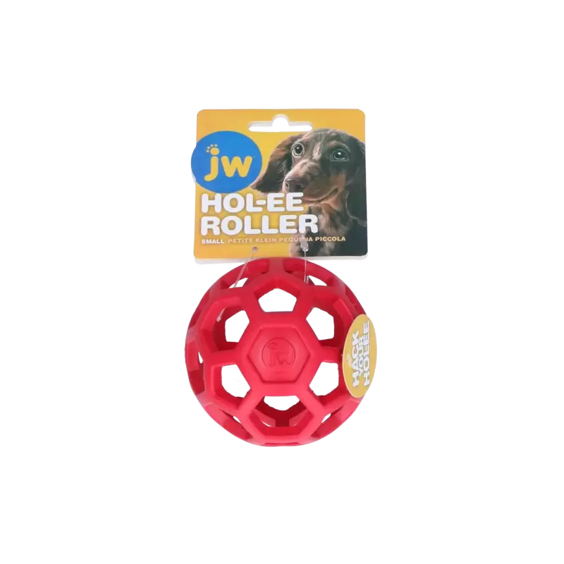 Hondentraktatie Hol-ee Roller Small 9 cm rood