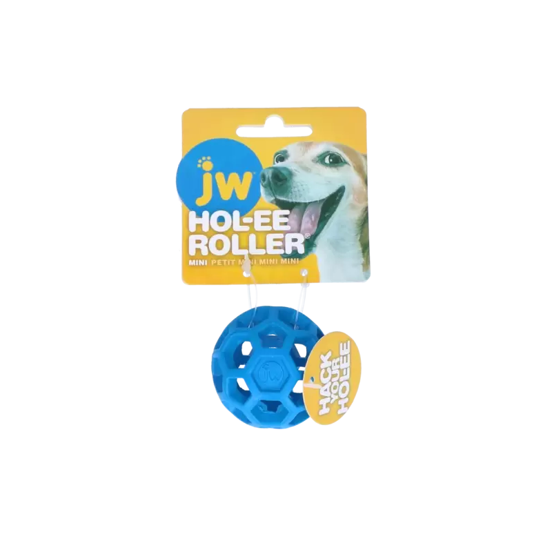 Hondentraktatie Hol-ee Roller Mini 5 cm blauw