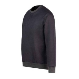 Sweater met ronde hals antraciet